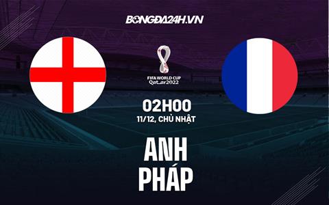 Trực tiếp Dự đoán kết quả Anh vs Pháp