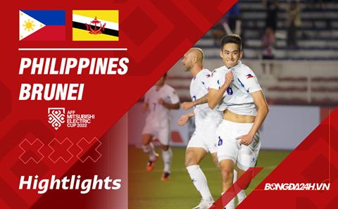 Video bóng đá Philippines vs Brunei AFF Cup 2022: Không có bất ngờ