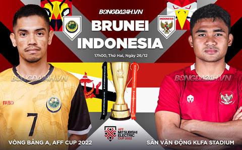 Nhận định bóng đá Brunei vs Indonesia 17h00 ngày 26/12 (AFF Cup 2022)