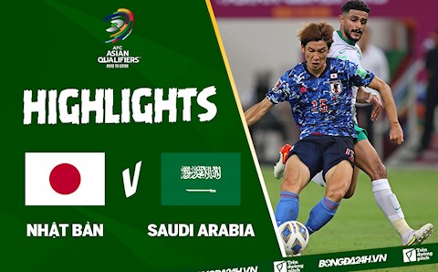 Video tổng hợp: Nhật Bản 2-0 Saudi Arabia (Vòng loại World Cup 2022)