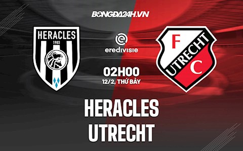 Nhận định, soi kèo Heracles vs Utrecht 2h00 ngày 12/2 (VĐQG Hà Lan 2021/22)