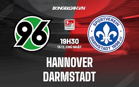 Nhận định Hannover vs Darmstadt 19h30 ngày 13/2 (Hạng 2 Đức 2021/22)