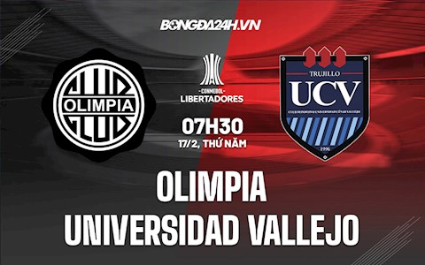 Nhận định Olimpia vs Universidad Vallejo 7h30 ngày 17/2 (Copa Libertadores 2022)