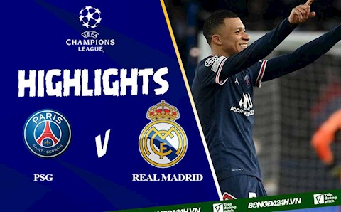 Video cúp C1 PSG vs Real Madrid: Kylian Mbappe chào hàng, Messi đá hỏng 11m
