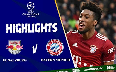 Video FC Salzburg vs Bayern Munich lượt đi vòng 1/8 Cúp C1 2021/2022
