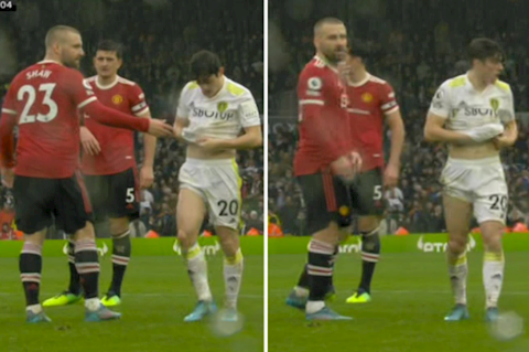 Đề nghị bắt tay, Luke Shaw bị Daniel James từ chối phũ phàng