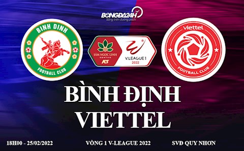 Link xem trực tiếp bóng đá Bình Định vs Viettel V.League 2022 trên VTV6