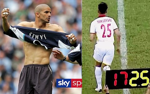 VIDEO: Nhìn thủ môn Liêm Điều vào sân đá tiền đạo lại nhớ tới David James