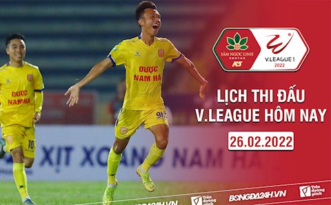 Lịch thi đấu V.League hôm nay 26/2: HAGL thử sức nóng Thiên Trường