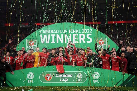 Liverpool lập kỉ lục vô địch Carabao Cup
