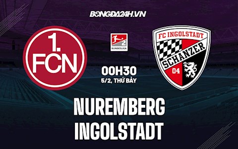Nhận định,  Nuremberg vs Ingolstadt 0h30 ngày 5/2 (Hạng 2 Đức 2021/22)