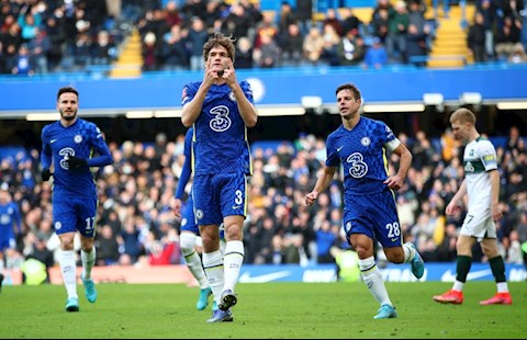 Ấn tượng với khả năng ghi bàn của hậu vệ Chelsea mùa này