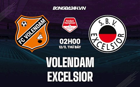 Nhận định,  Volendam vs Excelsior 2h00 ngày 12/3 (Hạng 2 Hà Lan 2021/22)