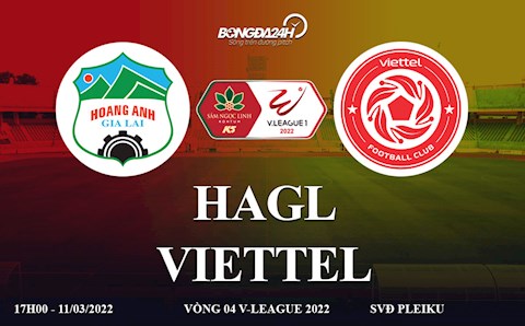 Link xem trực tiếp HAGL vs Viettel bóng đá V-League 2022 trên VTV6