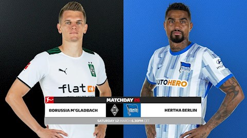 Nhận định,  Gladbach vs Hertha Berlin 0h30 ngày 13/3 (Bundesliga 2021/22)