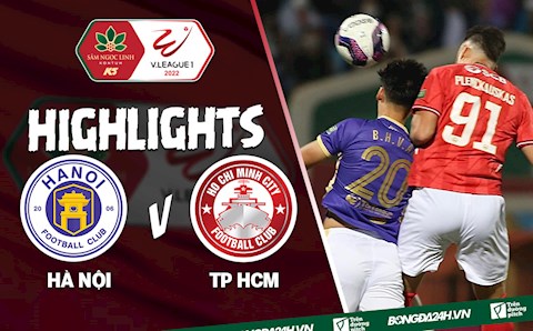 Video tổng hợp Hà Nội 0-0 TP HCM (Vòng 4 V-League 2022)