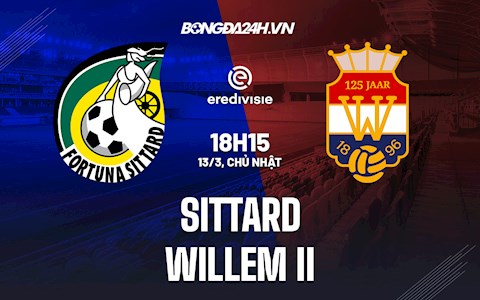 Nhận định,  Sittard vs Willem II 18h15 ngày 13/3 (VĐQG Hà Lan 2021/22)
