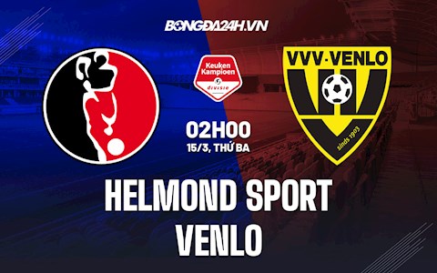 Nhận định,  Helmond Sport vs Venlo 2h00 ngày 15/3 (Hạng 2 Hà Lan 2021/22)