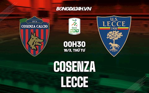 Nhận định,  Cosenza vs Lecce 0h30 ngày 16/3 (Hạng 2 Italia 2021/22)