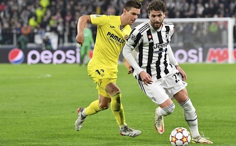 Sốc: Tiền vệ Juve nhiễm Covid sau khi đá 82 phút trước Villarreal