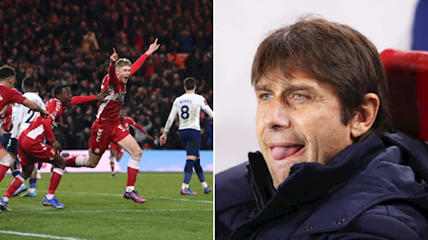 Antonio Conte nổi điên sau trận thua Middlesbrough