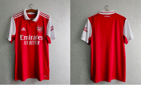 Lộ áo đấu sân nhà của Arsenal mùa tới