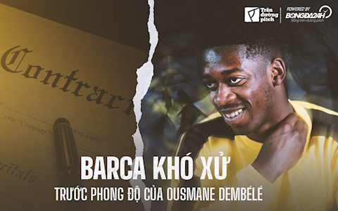 Phong độ của Dembele và sự khó xử của Barcelona
