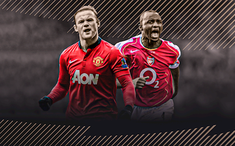 Rooney và Vieira bước vào Ngôi đền huyền thoại Premier League