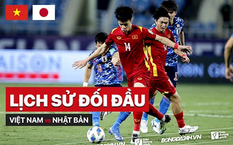 Lịch sử đối đầu Việt Nam vs Nhật Bản trước trận đấu tại VL World Cup 2022 hôm nay 29/3