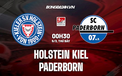 Nhận định, dự đoán Holstein Kiel vs Paderborn 0h30 ngày 5/3 (Hạng 2 Đức 2021/22)