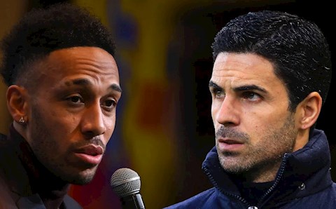 Hé lộ lời giải thích của HLV Arteta khi quyết định trảm Aubameyang