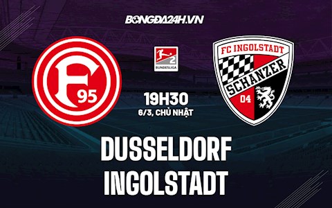 Nhận định, soi kèo Dusseldorf vs Ingolstadt 19h30 ngày 6/3 (Hạng 2 Đức 2021/22)