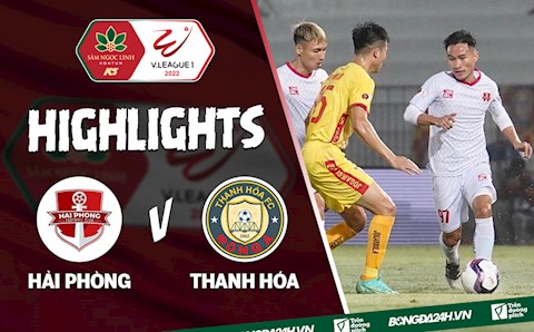 Video tổng hợp: Hải Phòng 1-1 Thanh Hóa (Vòng 3 V.League 2022)