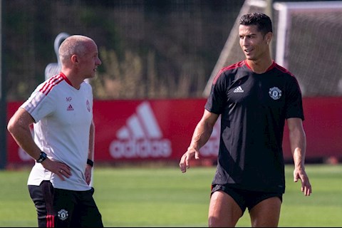 Cristiano Ronaldo trở lại tập luyện cùng MU
