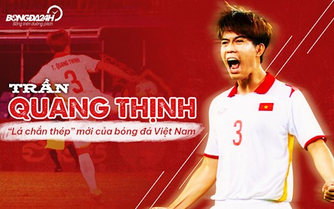 Trần Quang Thịnh: “Lá chắn thép” mới của bóng đá Việt Nam