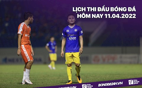 Lịch thi đấu bóng đá hôm nay 11/4: Đà Nẵng vs Hà Nội; Viettel vs Cần Thơ