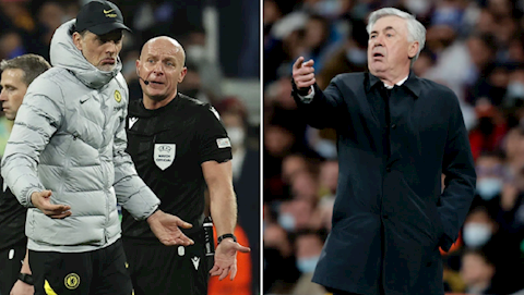 VIDEO: Thomas Tuchel nổi điên khi trọng tài cười nói với Carlo Ancelotti