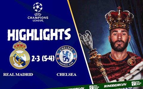 Video Real Madrid vs Chelsea: Kịch tính và vẫn là Benzema
