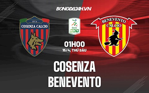 Nhận định,  Cosenza vs Benevento 1h00 ngày 15/4 (Hạng 2 Italia 2021/22)