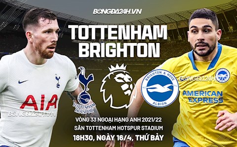 Nhận định Tottenham vs Brighton (18h30 ngày 16/4): Lấy Arsenal làm bài học