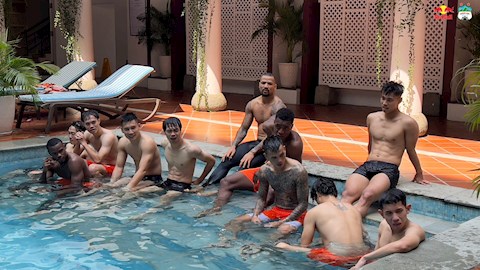 Dàn sao HAGL thư giãn sau trận đầu ra quân tại AFC Champions League