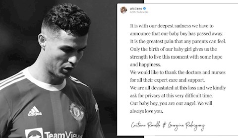 Ronaldo thông báo tin đau lòng trên trang cá nhân