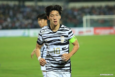 U20 Hàn Quốc tận dụng chiều cao ghi bàn vào lưới U23 Việt Nam