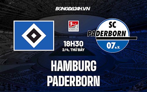 Nhận định,  Hamburg vs Paderborn 18h30 ngày 2/4 (Hạng 2 Đức 2021/22)