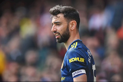 Bruno tức giận với hai đồng đội ở MU vì quay phim ở buổi tập