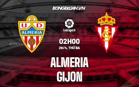 Nhận định, soi kèo Almeria vs Gijon 2h00 ngày 26/4 (Hạng 2 TBN 2021/22)