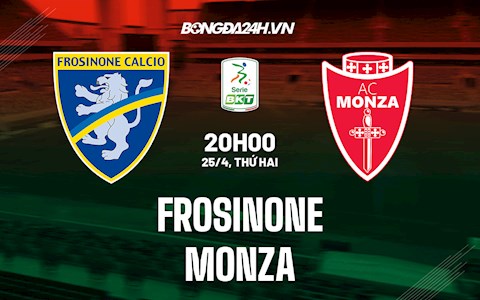 Nhận định,  Frosinone vs Monza 20h00 ngày 25/4 (Hạng 2 Italia 2021/22)