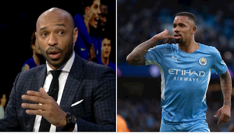 Thierry Henry lên tiếng vụ Arsenal hỏi mua Gabriel Jesus