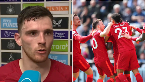 Andy Robertson đe dọa Man City