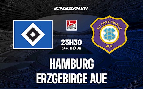 Nhận định, soi kèo Hamburg vs Erzgebirge Aue 23h30 ngày 5/4 (Hạng 2 Đức 2021/22)